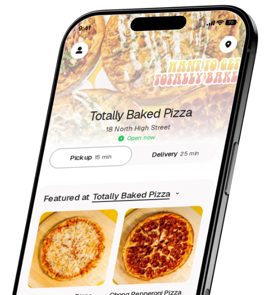 Totally Baked Pizza app preview