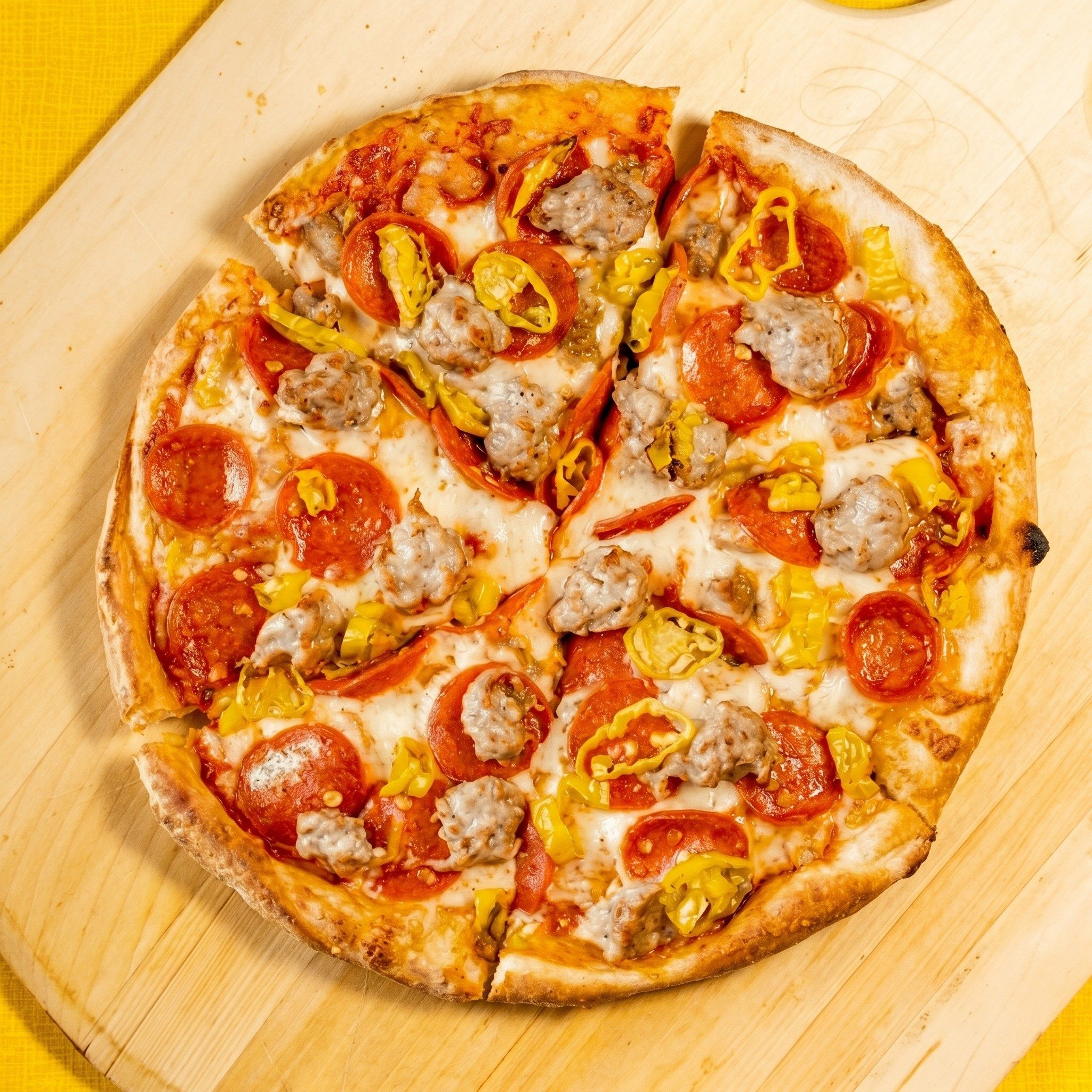 Jerry Garcia Meatlovers Pizza.