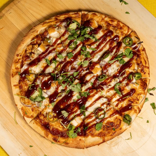 Willie Nelson BBQ Pizza.