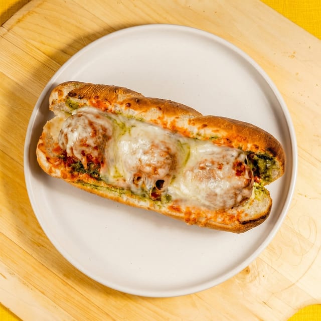Uncle Louie Meatball Sub.