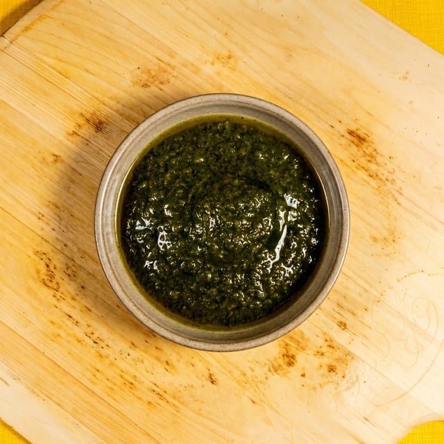Pesto Sauce.